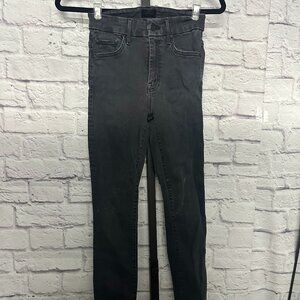 MOTHER Black Skinny Jeans